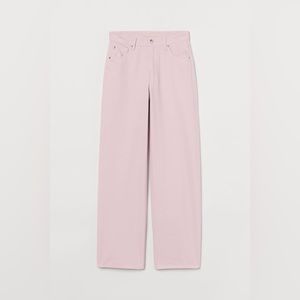 Jeans High Waist in Pink